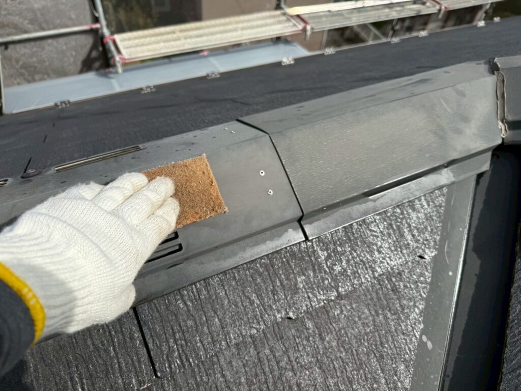 屋根板金素地調整