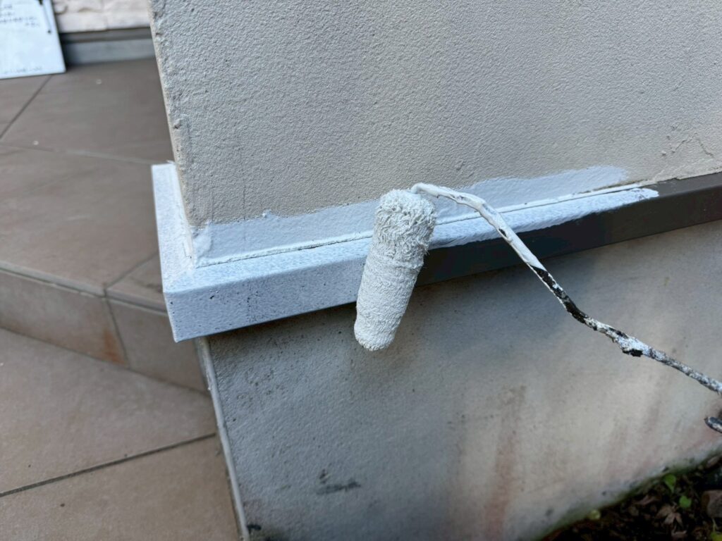 水切りさび止め塗布