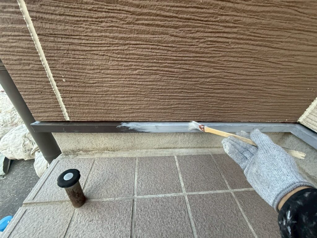 水切りさび止め塗布