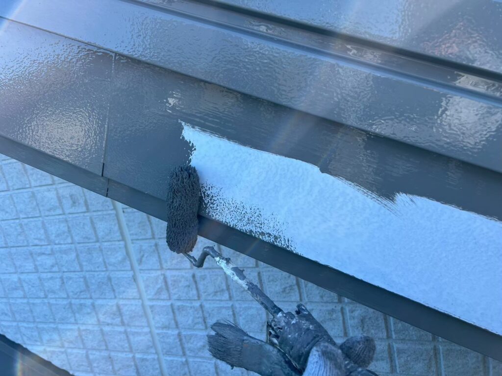 破風板仕上げ１回目