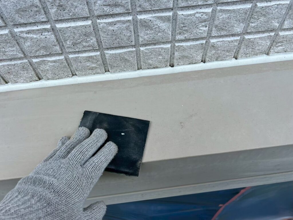 シャッターＢＯＸ素地調整