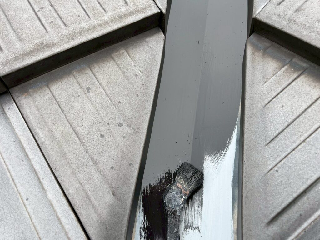 屋根板金部仕上げ１回目
