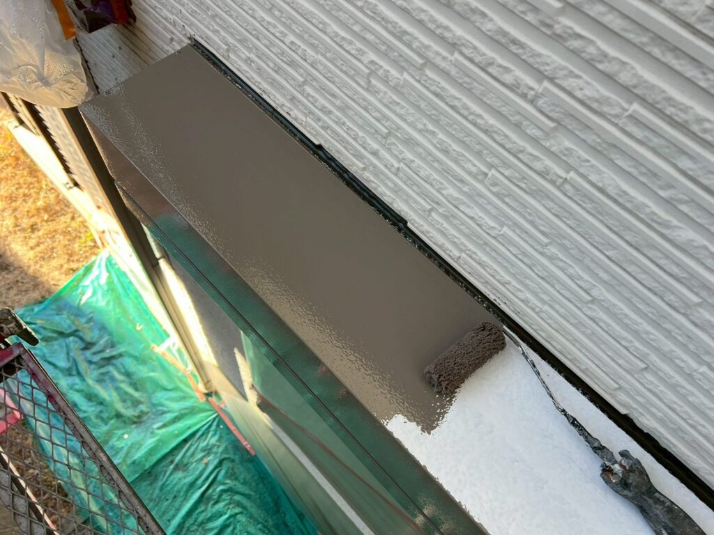 シャッターＢＯＸ仕上げ１回目