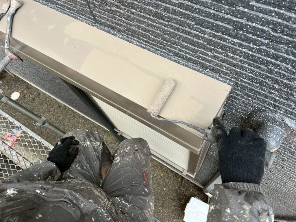 シャッターＢＯＸ仕上げ２回目