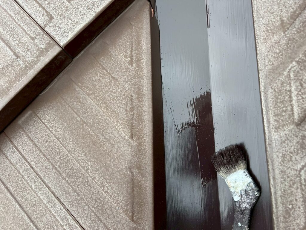 屋根板金部仕上げ２回目