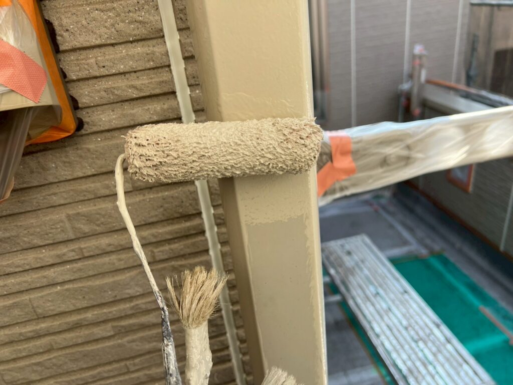雨樋仕上げ１回目
