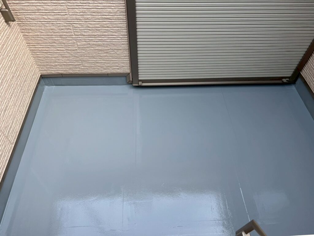 トップコート後