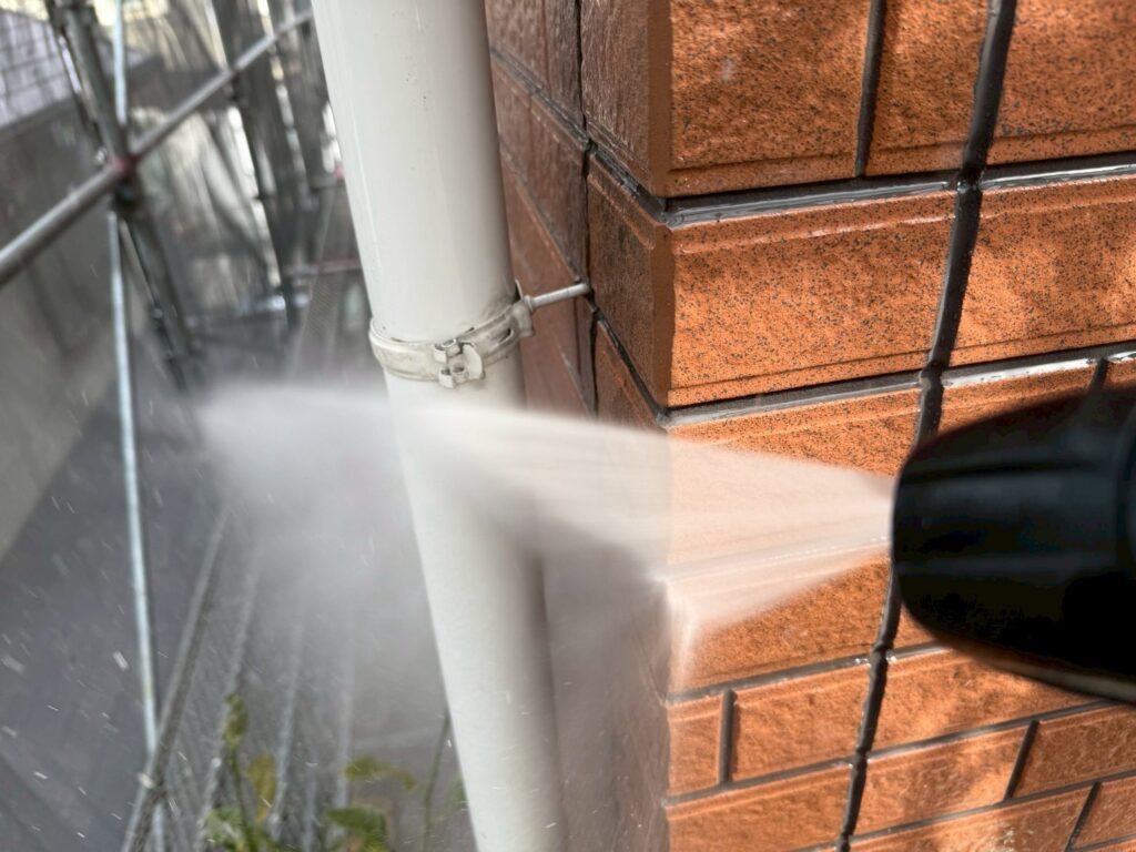 雨樋高圧ジェット洗浄
