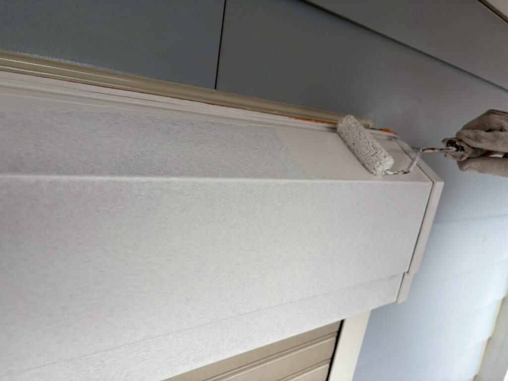 シャッターＢＯＸ仕上げ１回目