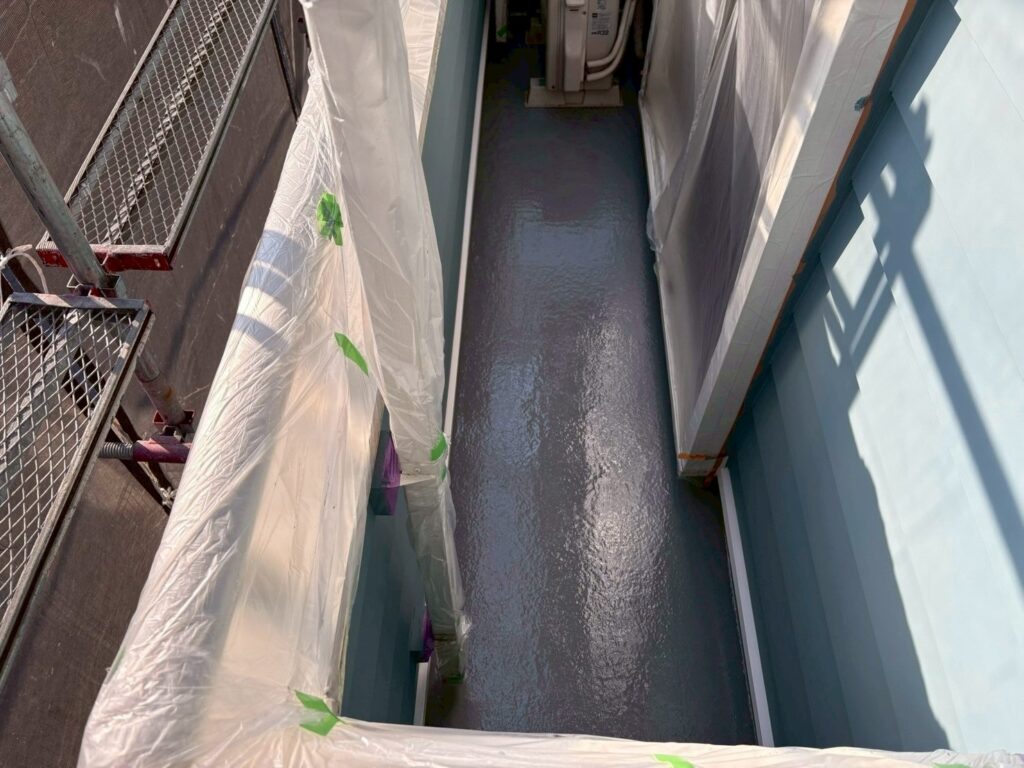 上塗り後