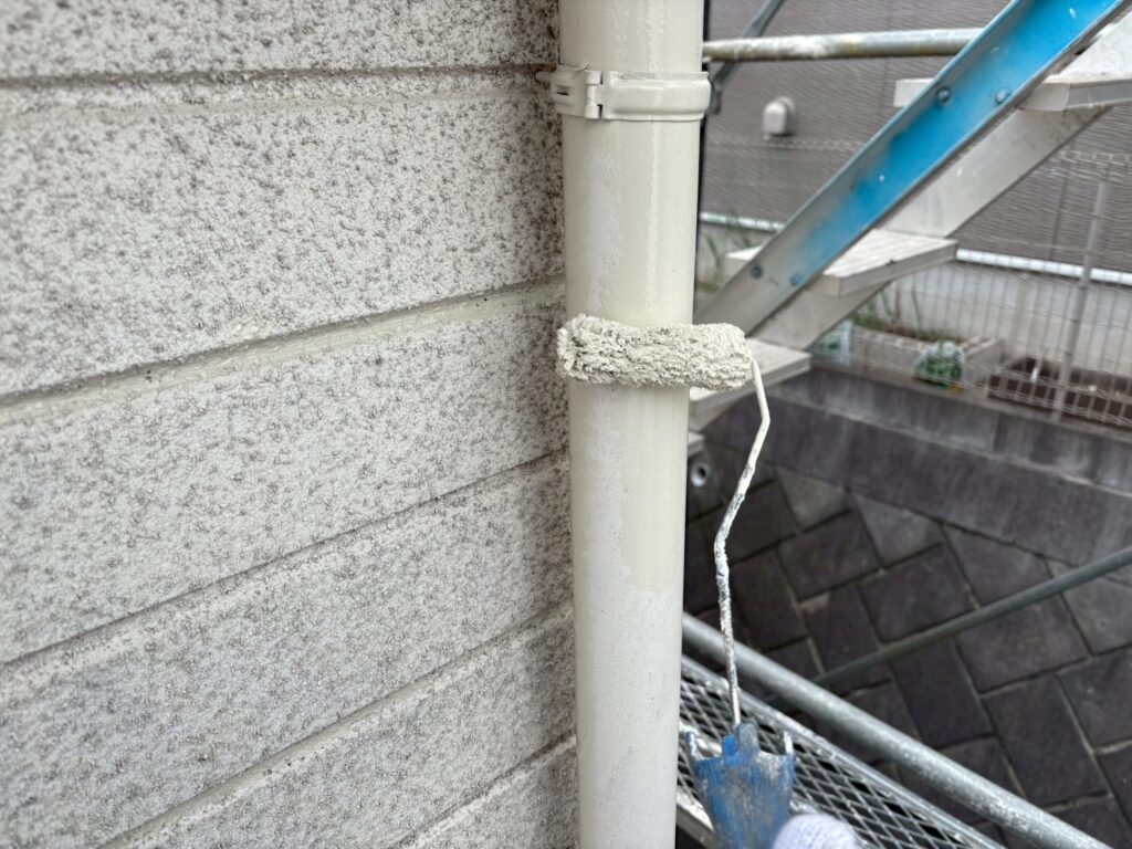 雨樋仕上げ１回目