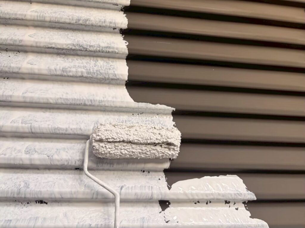 雨戸さび止め塗布