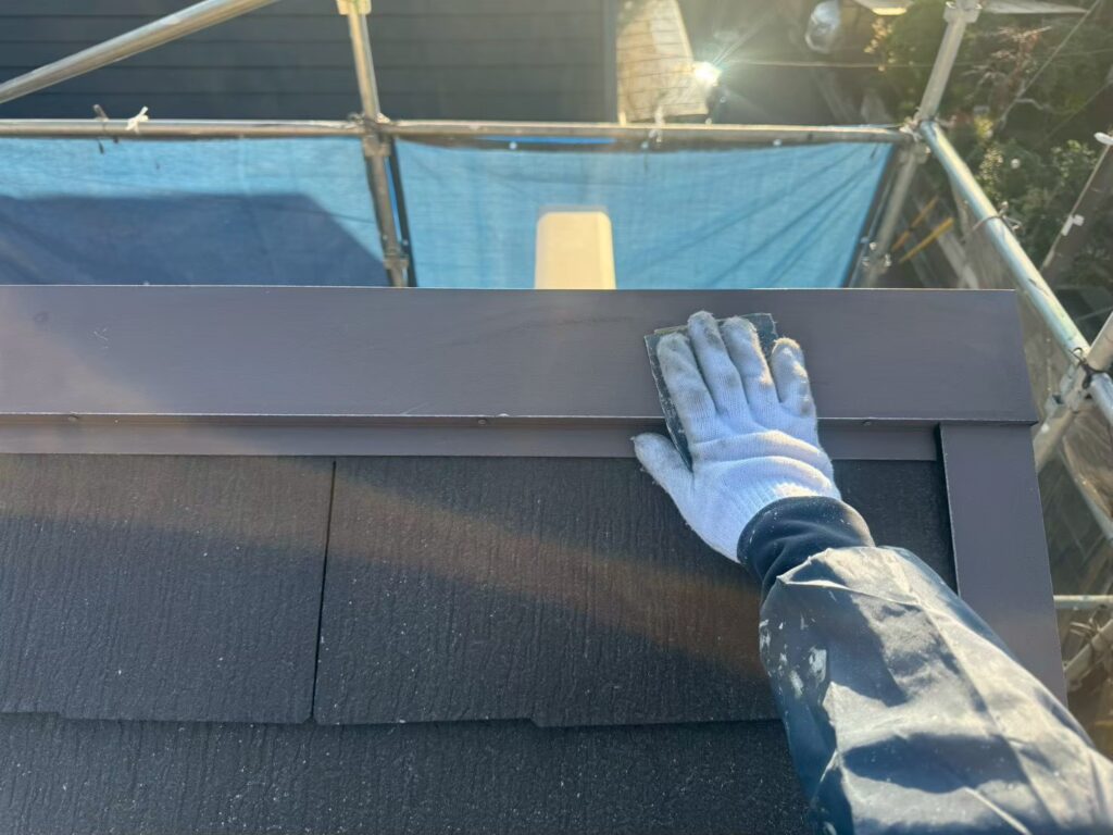 屋根板金素地調整