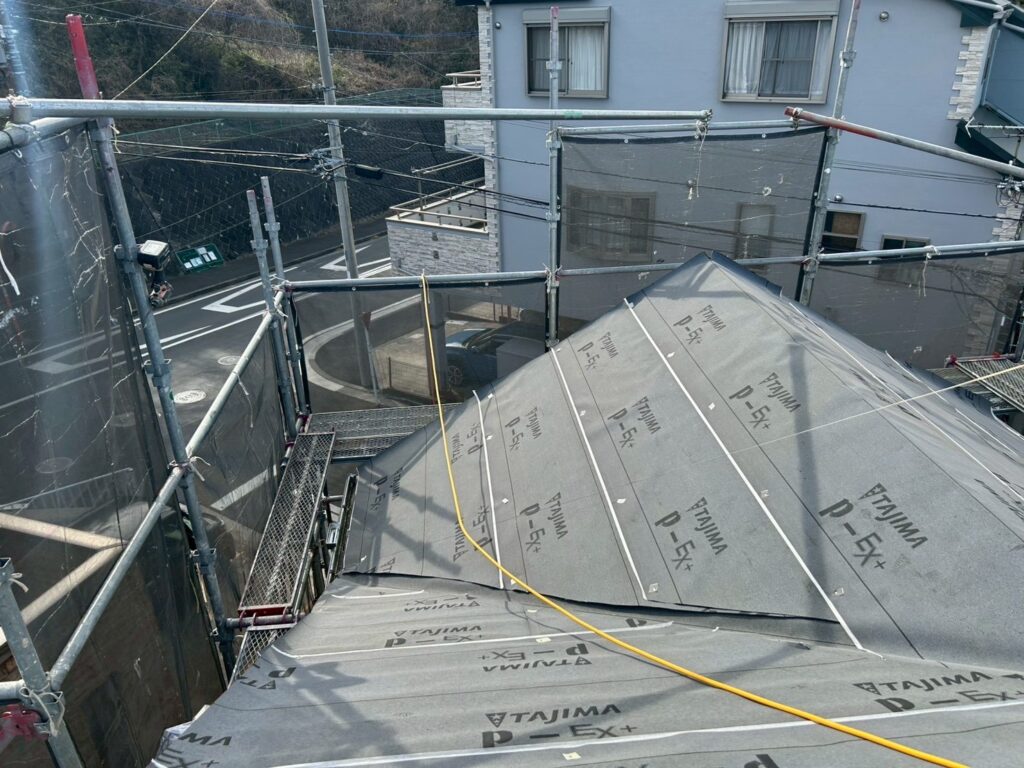 ルーフィング設置