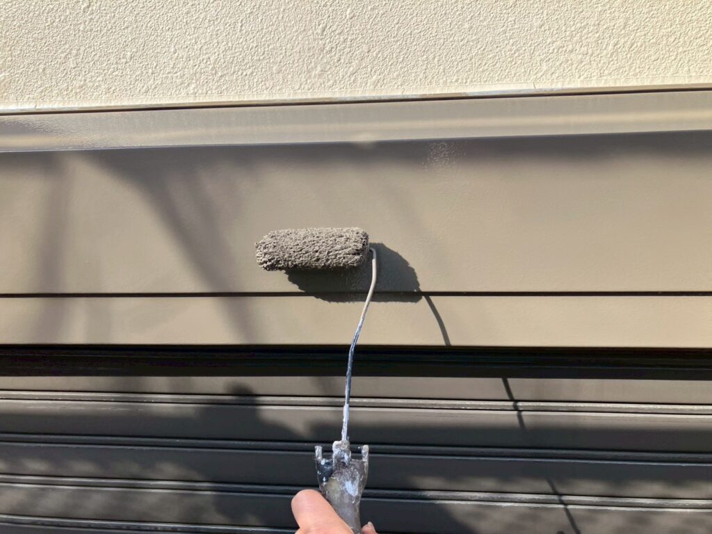 シャッターＢＯＸ仕上げ２回目