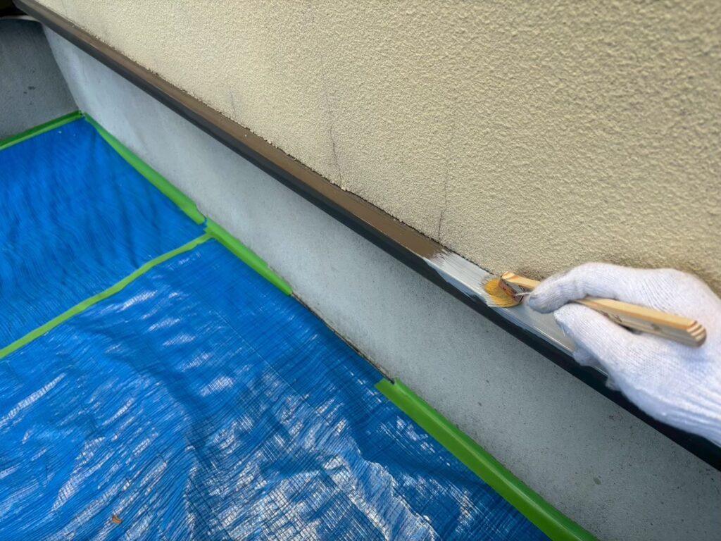 水切りさび止め塗布