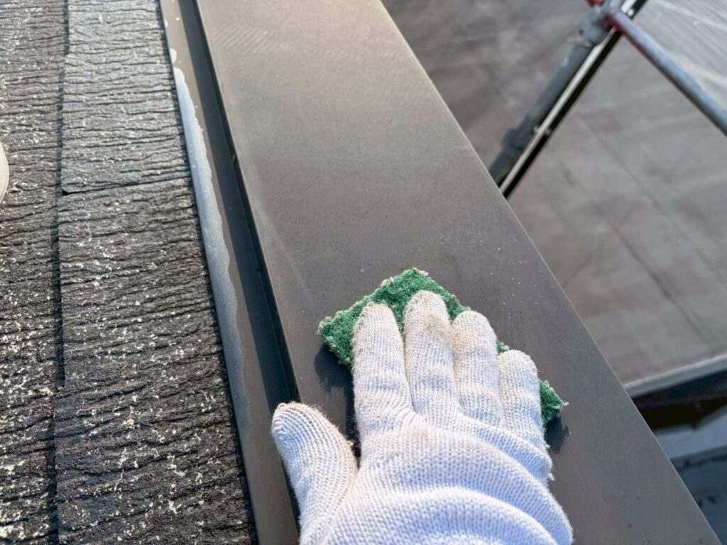 屋根板金素地調整
