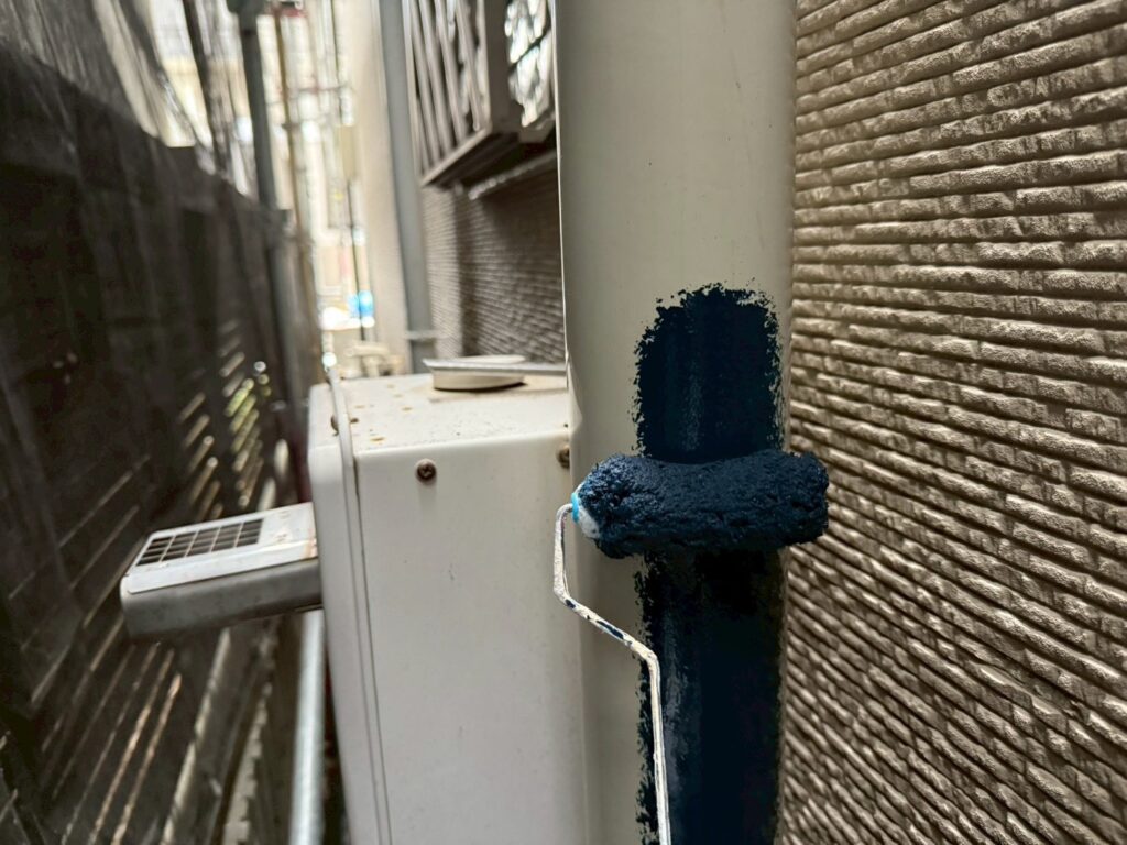 雨樋仕上げ１回目