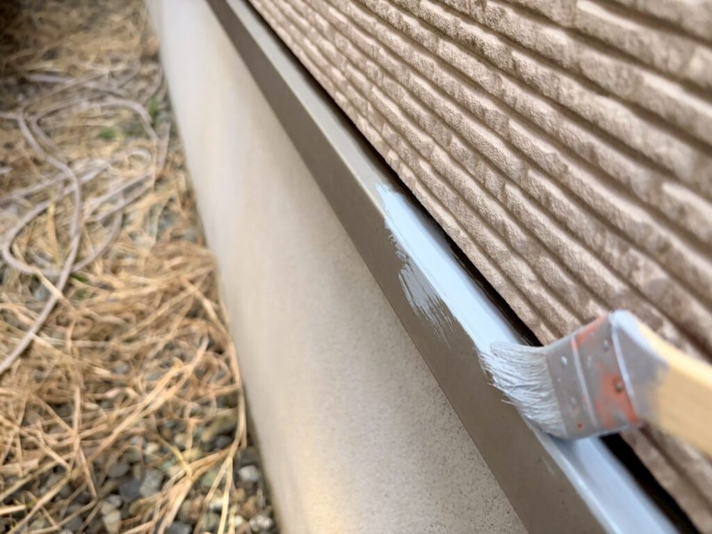 水切りさび止め塗布
