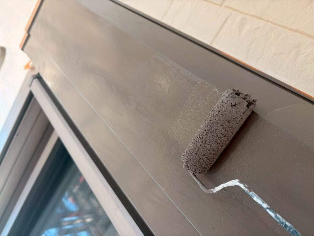 シャッターＢＯＸ仕上げ２回目