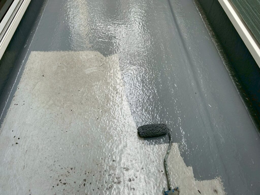 トップコート中塗り