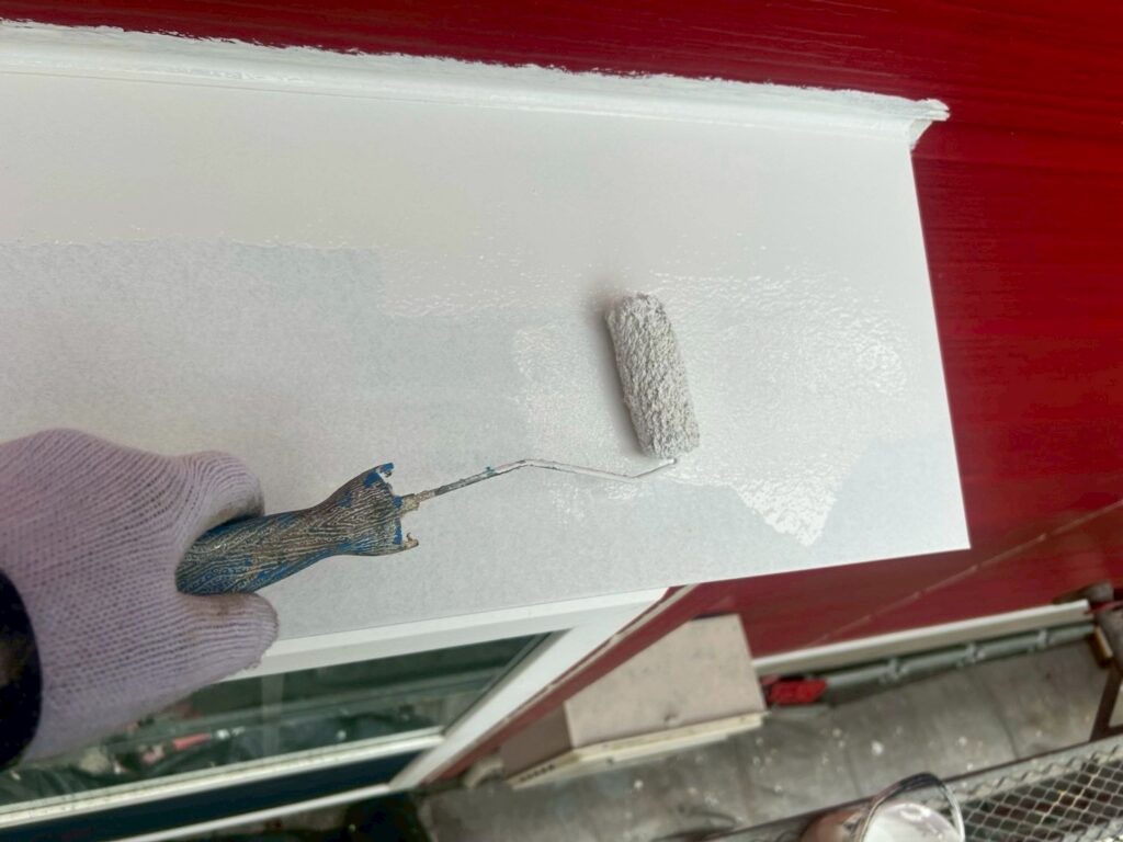 出窓板金仕上げ1回目