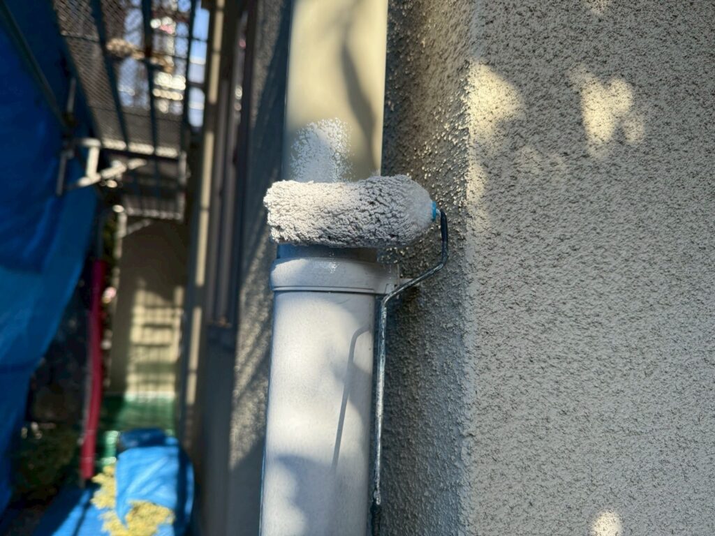 雨樋仕上げ１回目