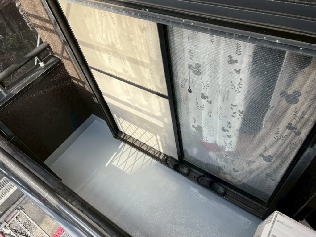 上塗り後
