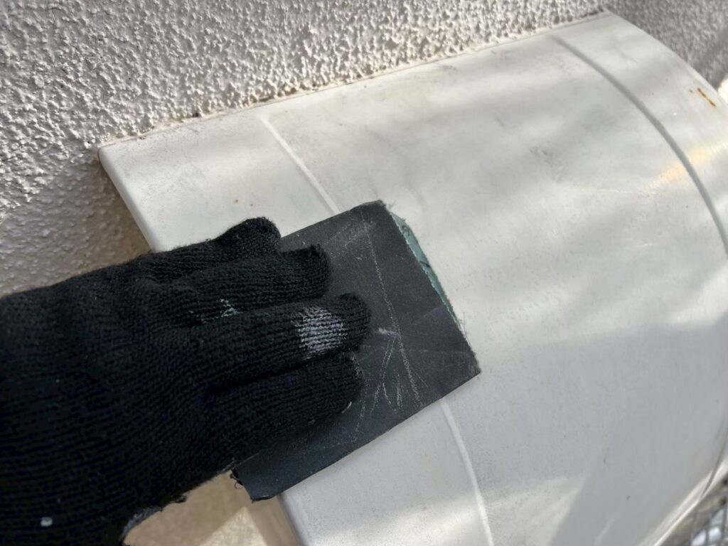 換気フード素地調整
