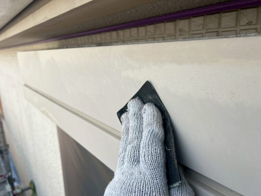 シャッターＢＯＸ素地調整