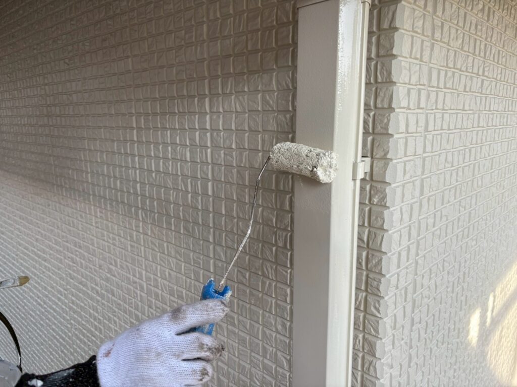 雨樋仕上げ２回目