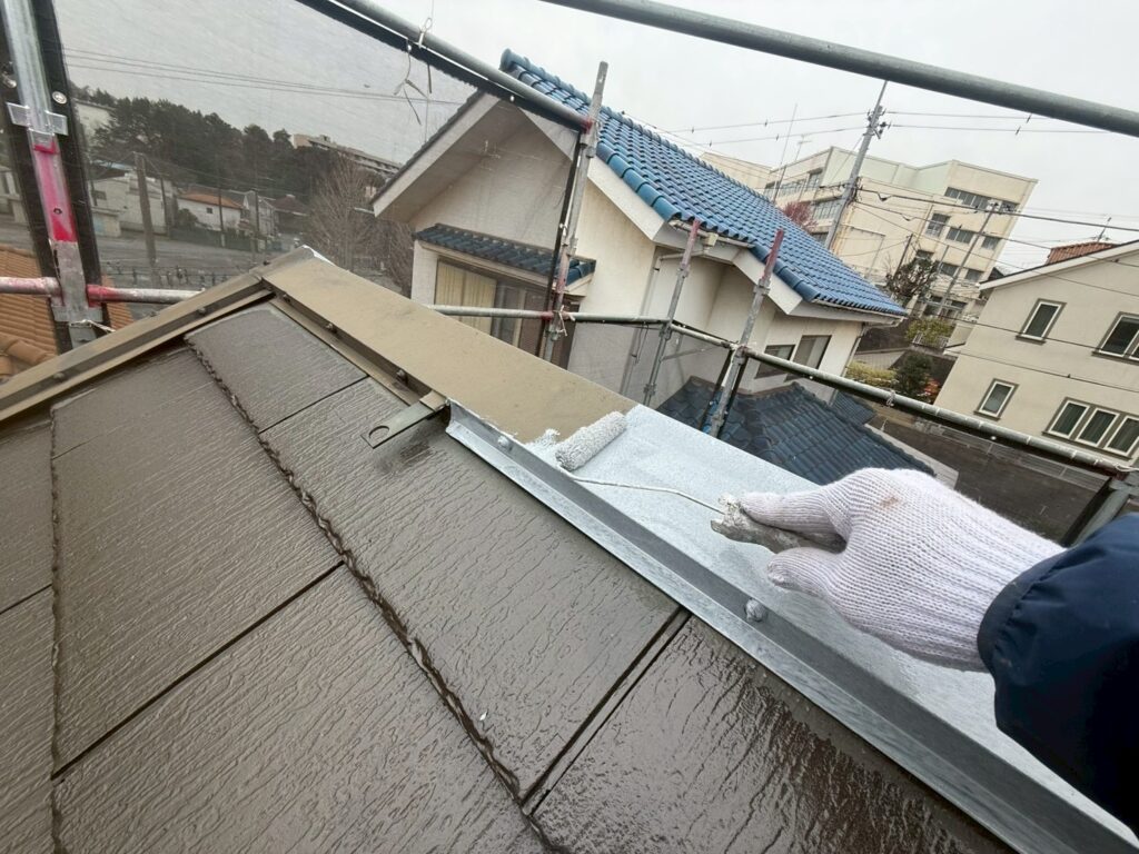 屋根板金部さび止め