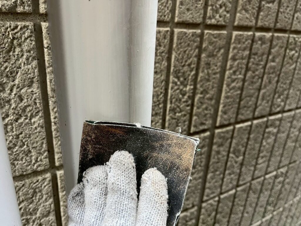 塩ビ配管素地調整