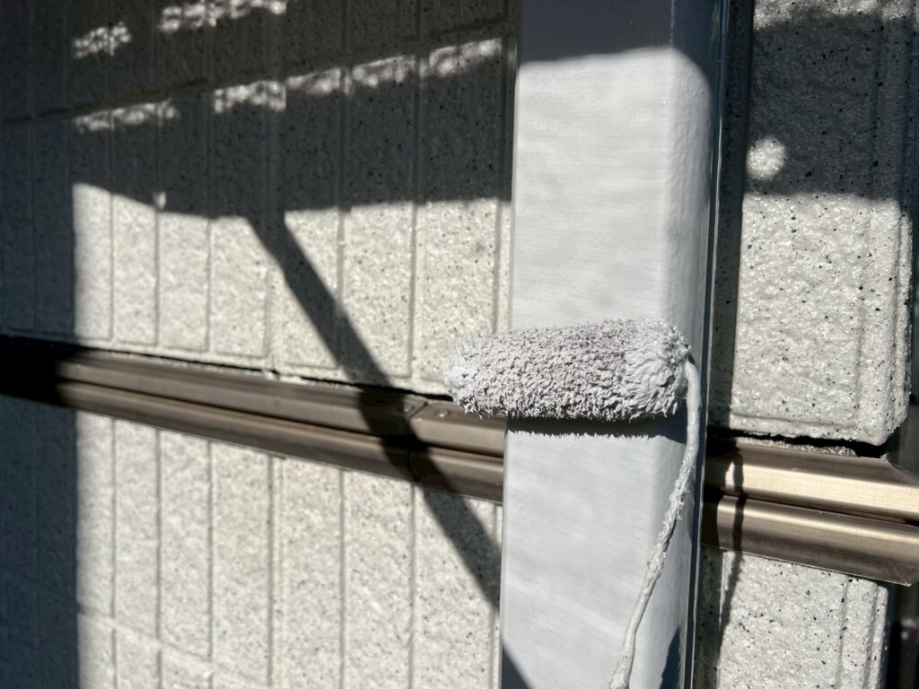 雨樋仕上げ２回目