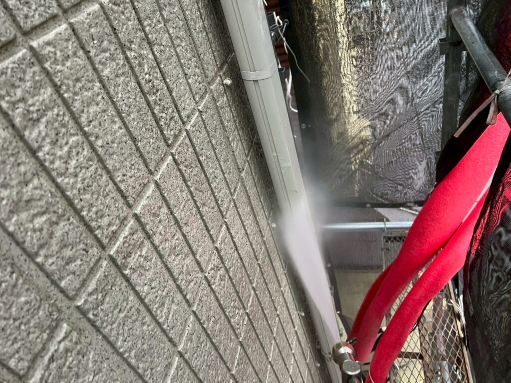 雨樋高圧ジェット洗浄