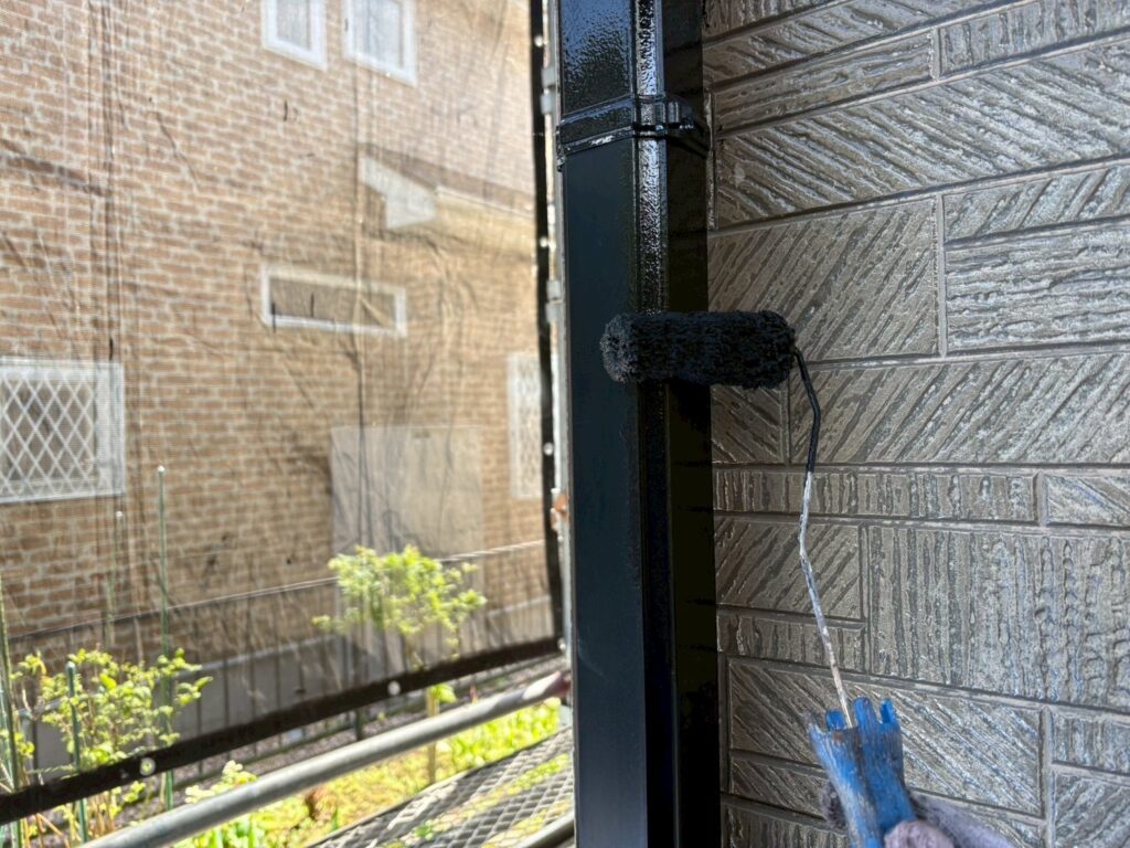 雨樋仕上げ１回目