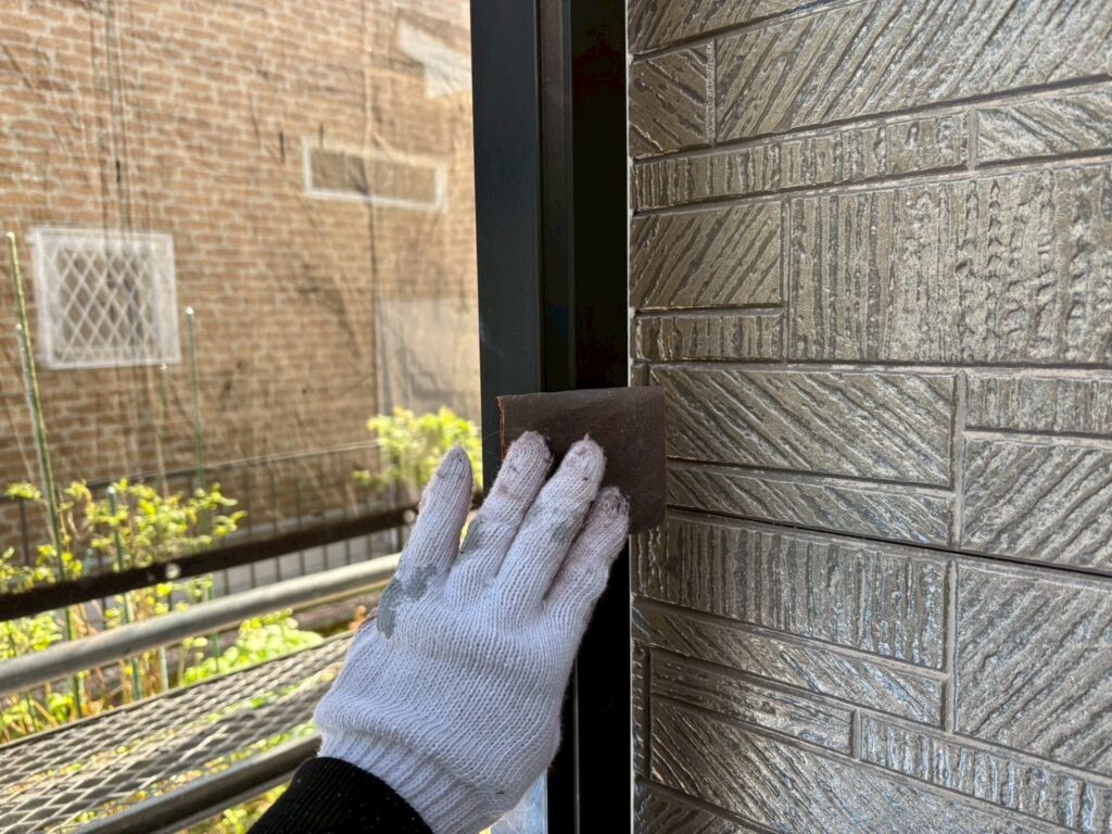 雨樋素地調整