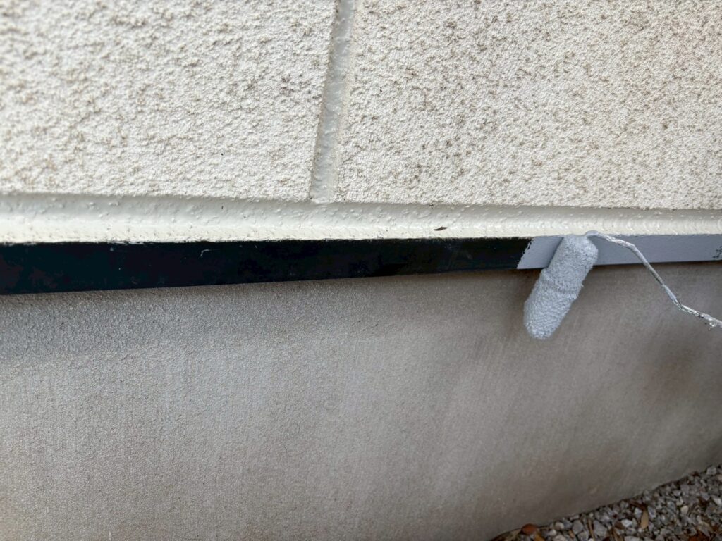 水切りさび止め塗布