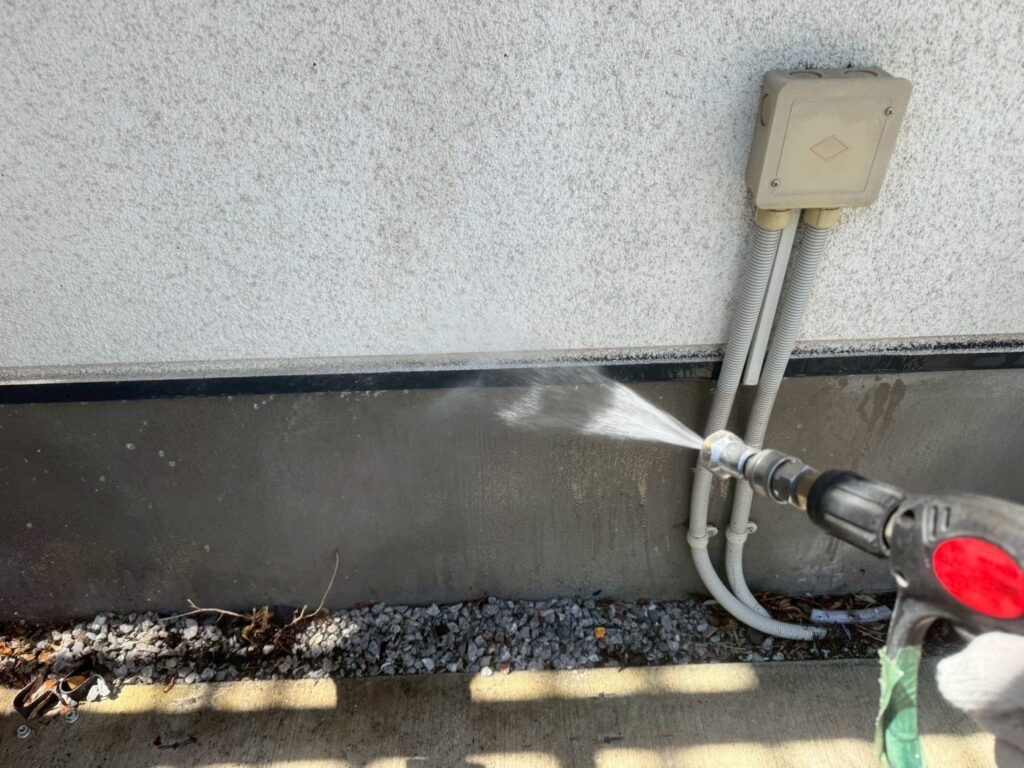 水切り高圧ジェット洗浄