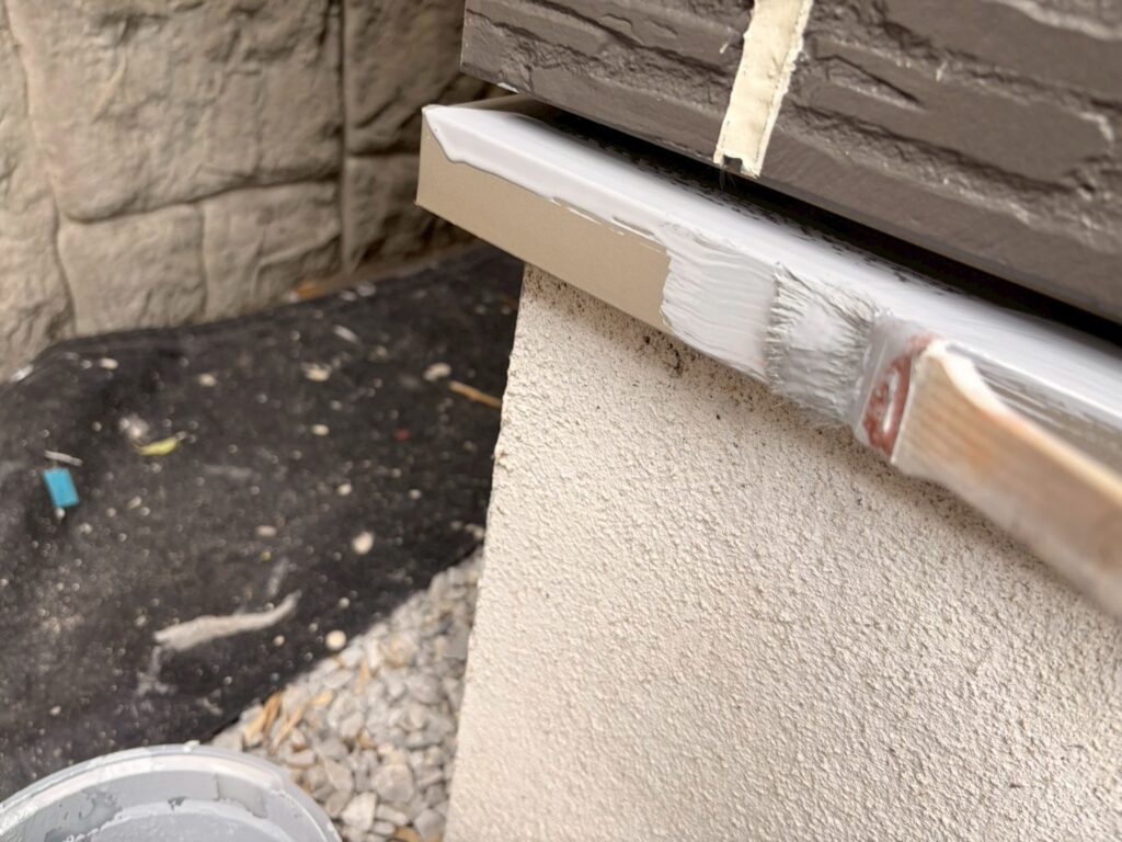 水切りさび止め塗布