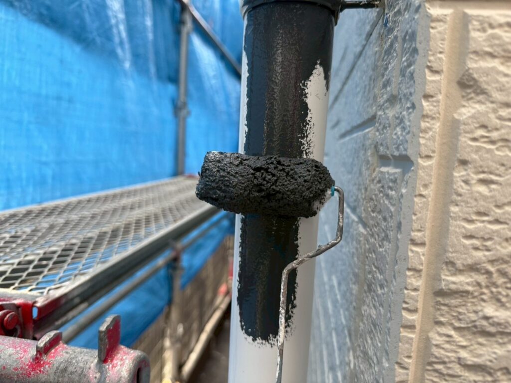 雨樋仕上げ１回目