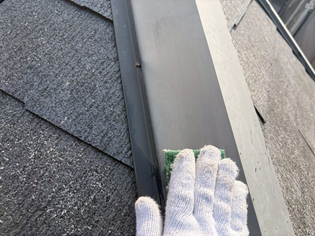 屋根板金素地調整