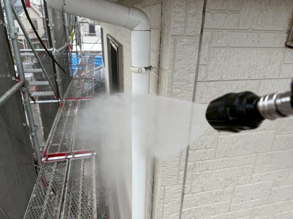 雨樋高圧ジェット洗浄