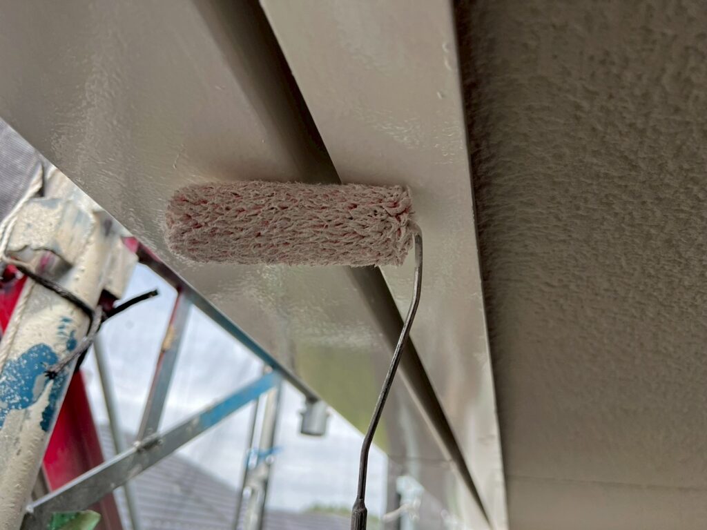 破風板仕上げ２回目