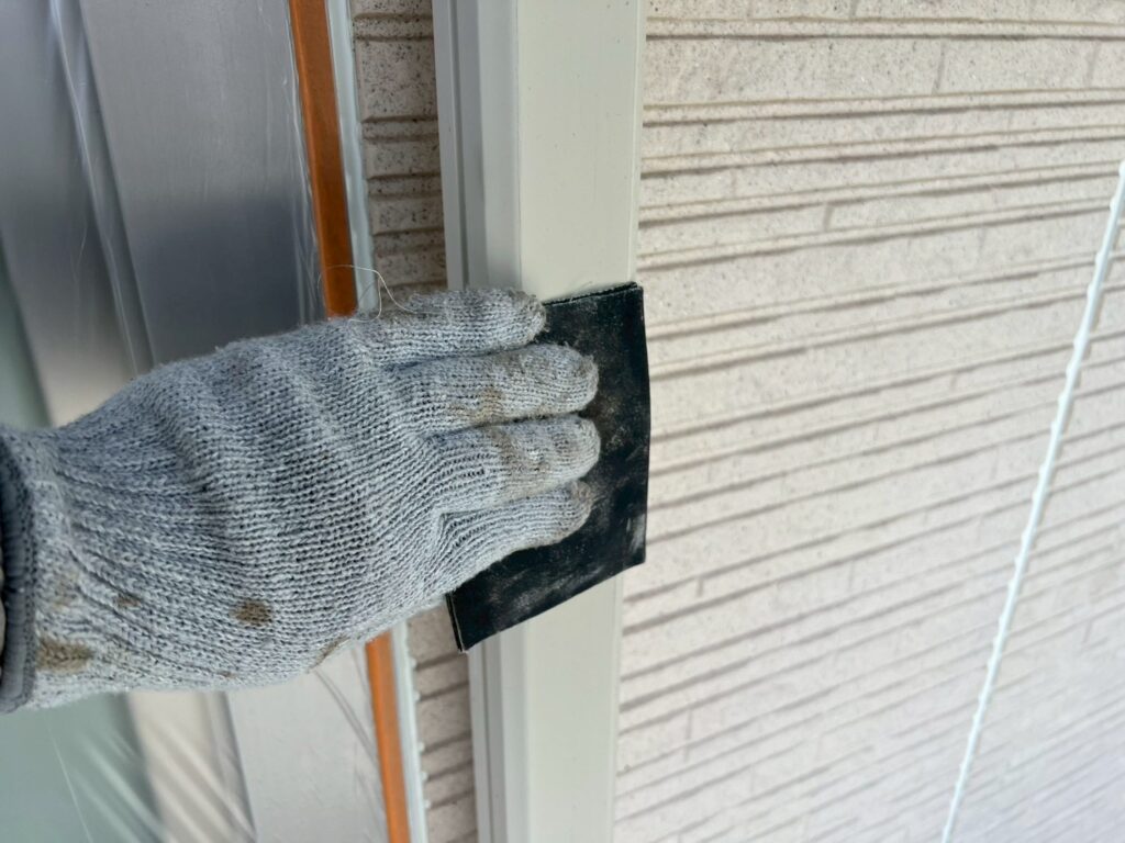 雨樋素地調整
